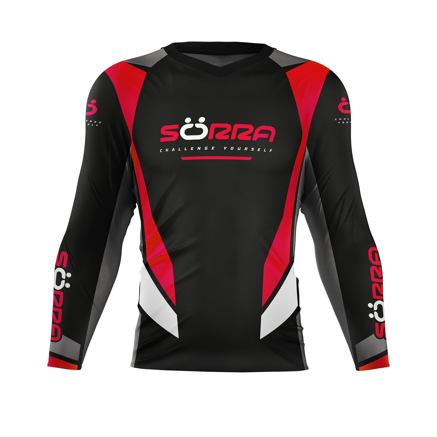 Race Trial Jersey Black/Red/White 23'