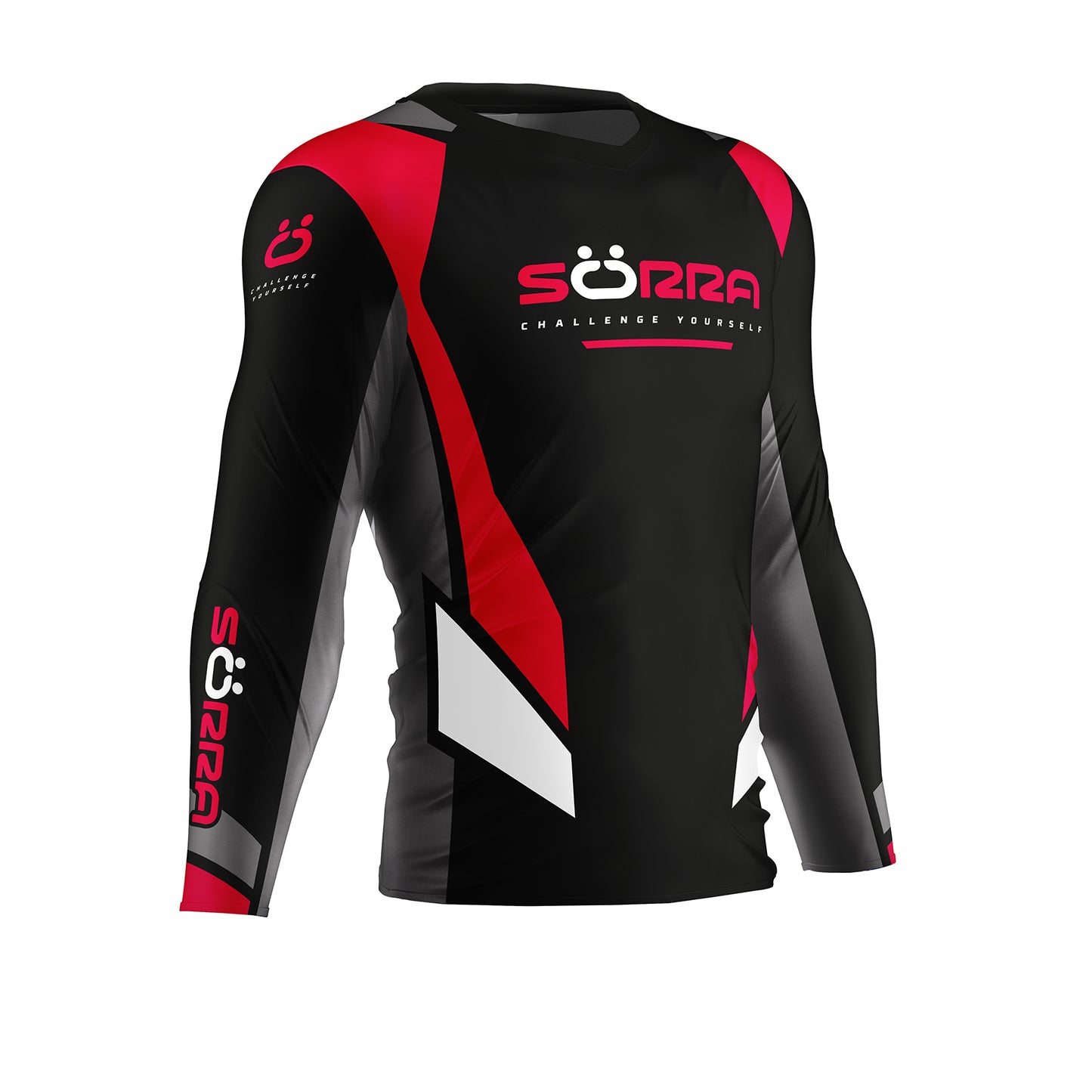 Race Trial Jersey Black/Red/White 23'