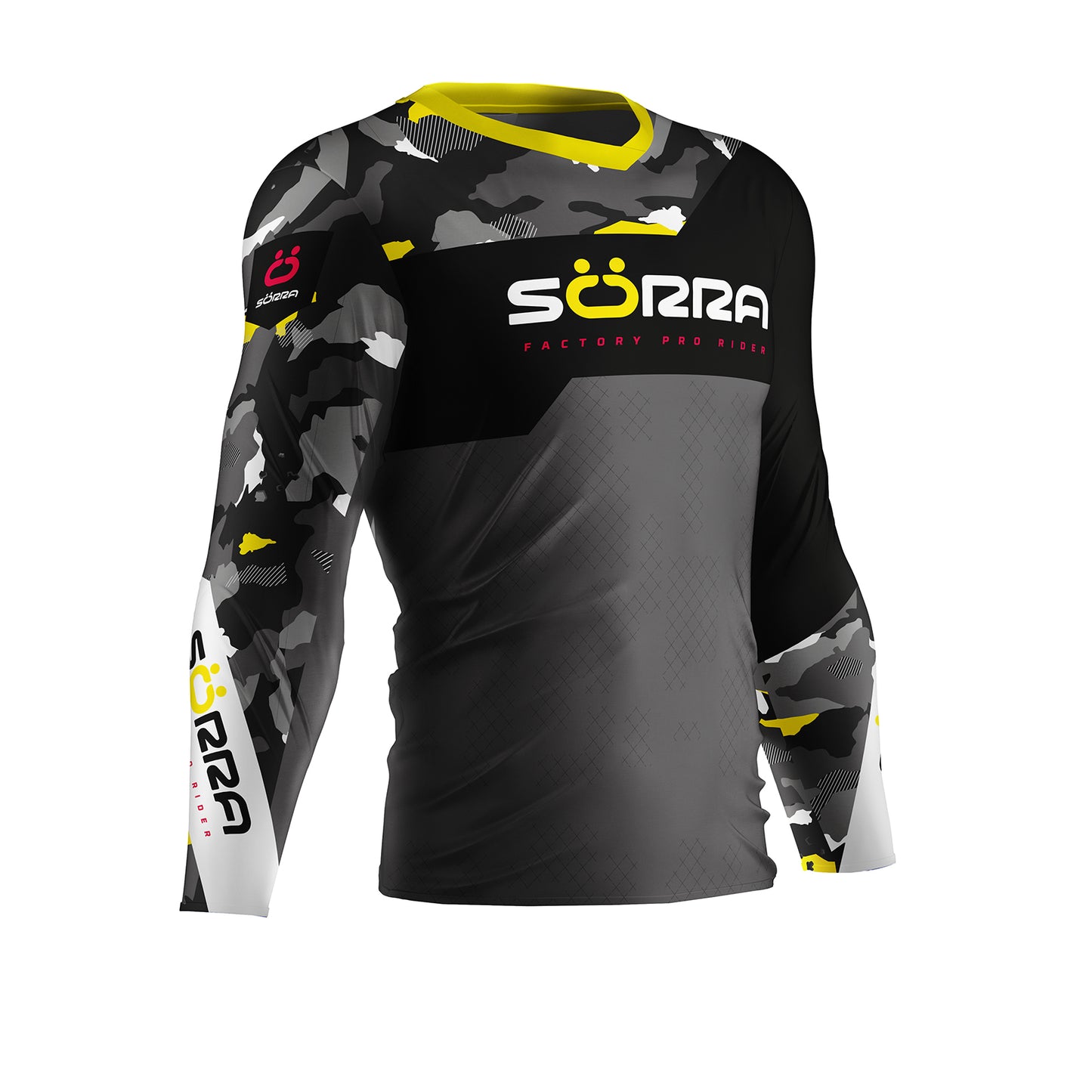 Factory Trial Jersey Black/Grey/Red/Yellow 23'