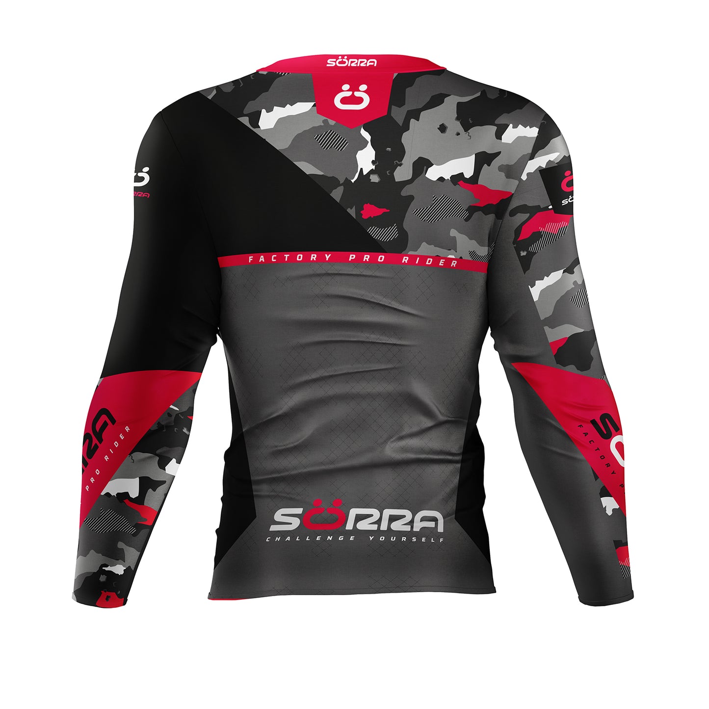 Factory Trial Jersey Grey/Black/White/Red