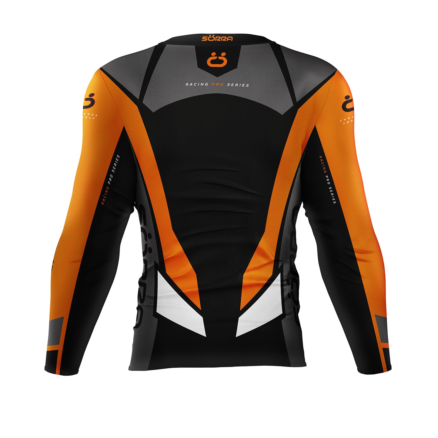 Race Trial Jersey Black/Orange/White 23'