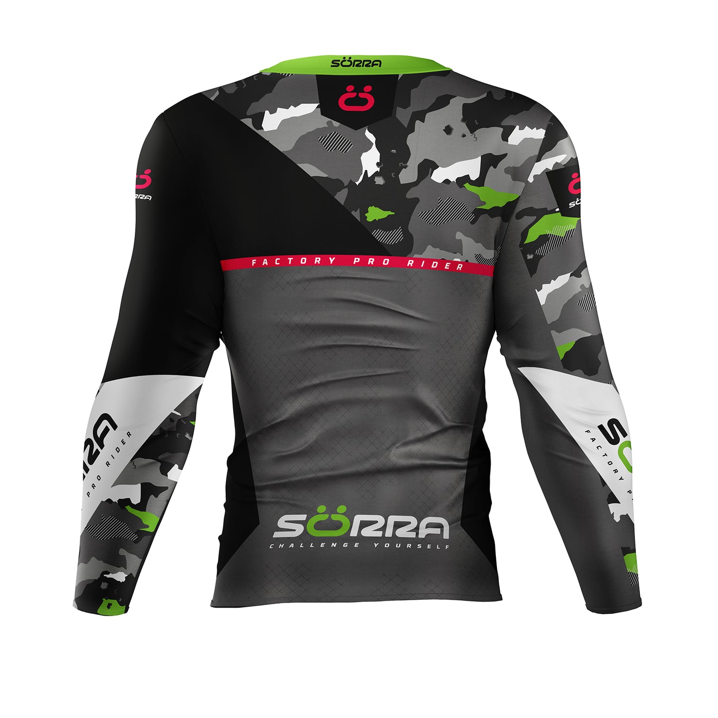 Factory Trial Jersey Black/Grey/Green (Vertigo)