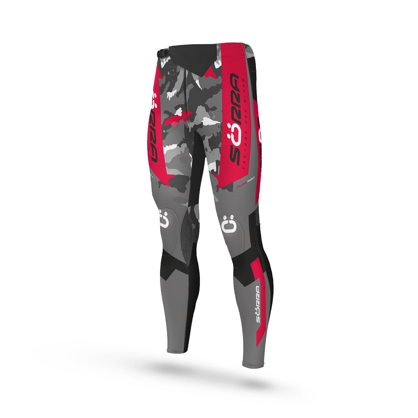 Factory Trial Pant Grey/Black/Red