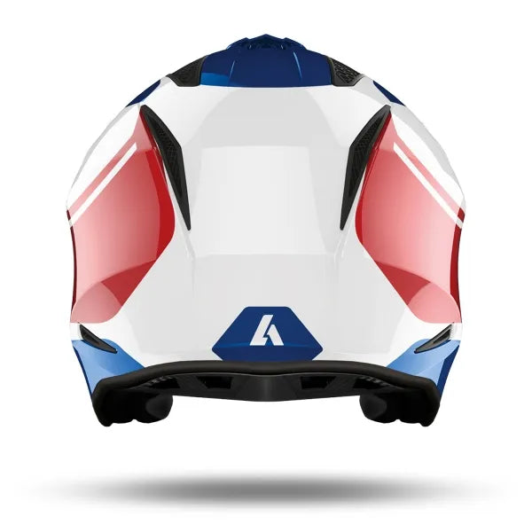 Airoh TRRS Keen Blue/Red Gloss Trials Helmet