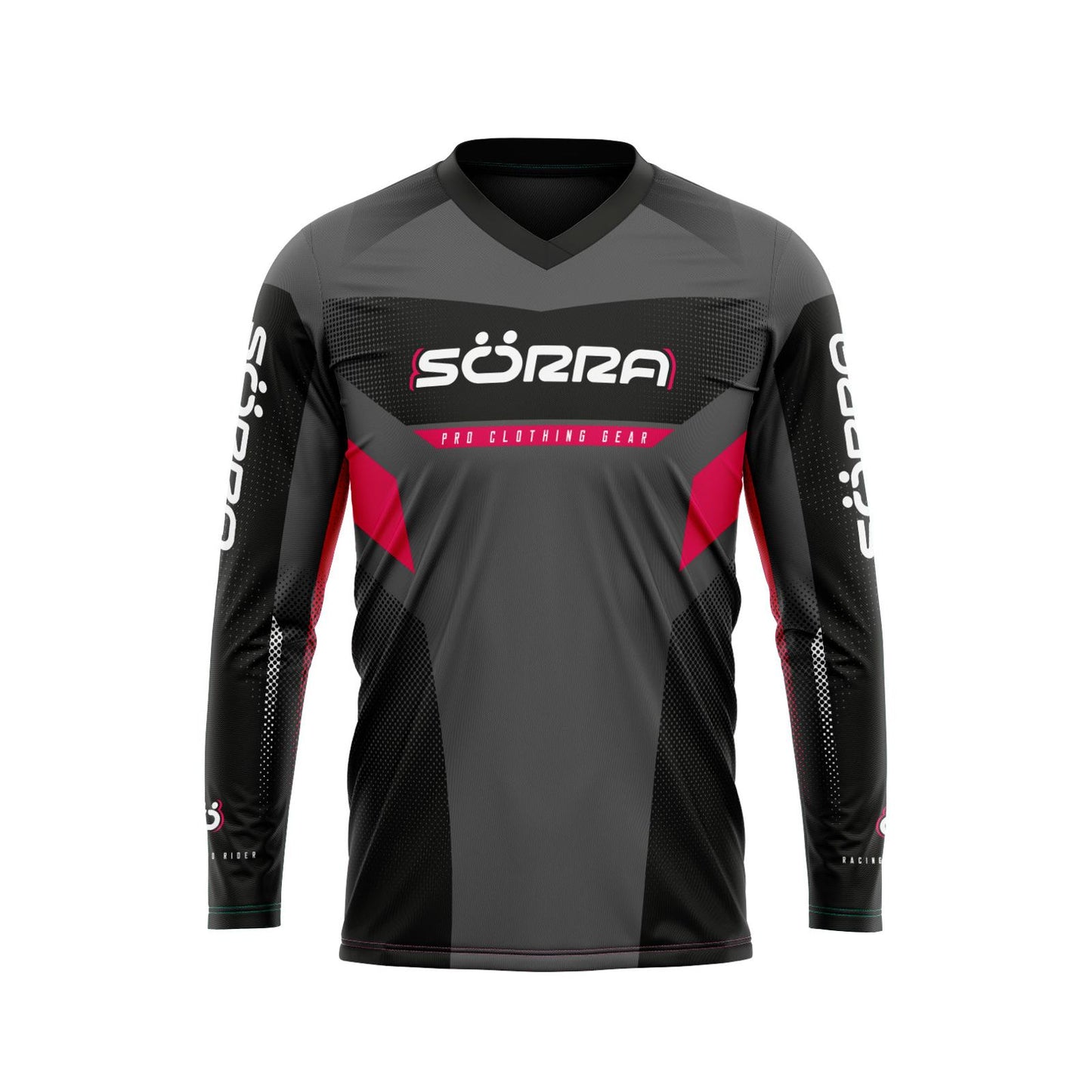 Racing Trial Jersey grey/black/red 25'