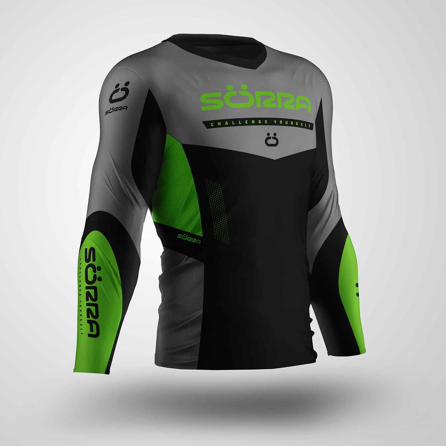 Race Trial Jersey Green/Grey/Black 22'