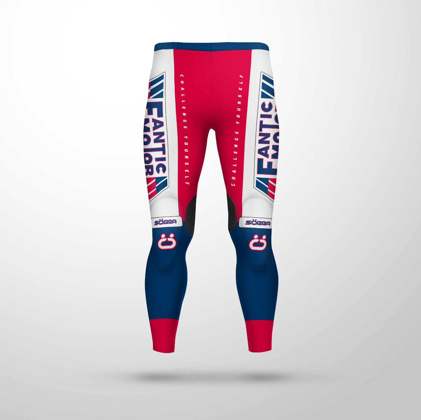 Race Trial Pant (with buckle) Blue/White/Red Fantic SE