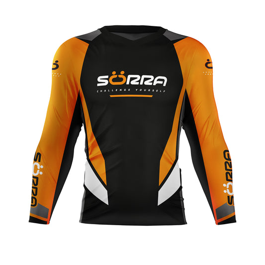 Race Trial Jersey Black/Orange/White 23'