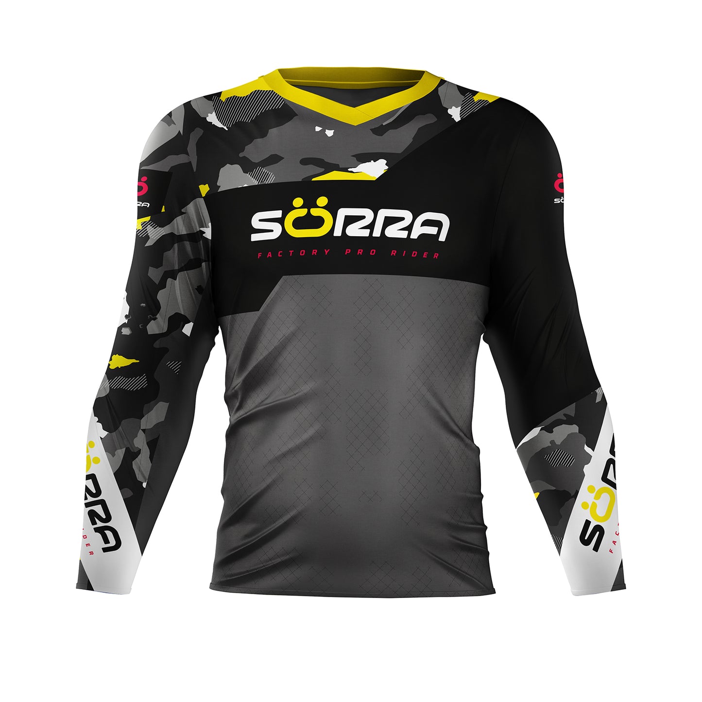 Factory Trial Jersey Black/Grey/Red/Yellow 23'