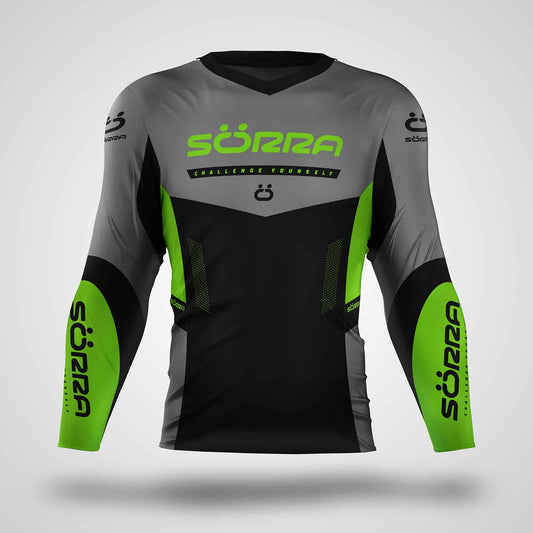 Race Trial Jersey Green/Grey/Black 22'