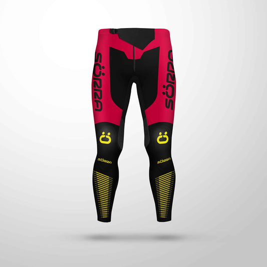 Race Trial Pant (with buckle) Red/Black/yellow (TRS) '22