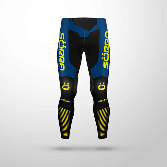 Race Trial Pant (with buckle) Blue/Yellow '22
