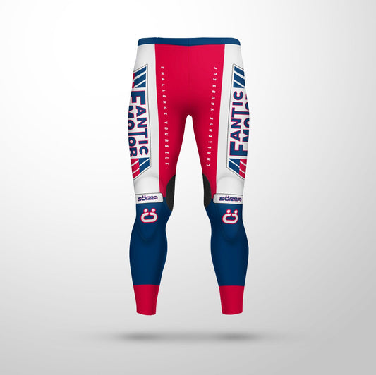 Race Trial Pant (with buckle) Blue/White/Red Fantic SE